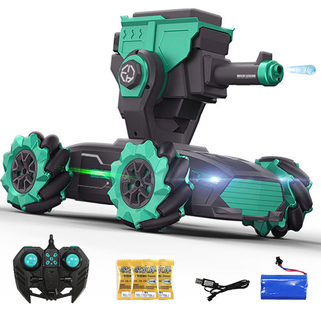 RC Tank 2.4g Infrared Multiplayer battle Can Launch Water Bomb Armored Tank Toy Car