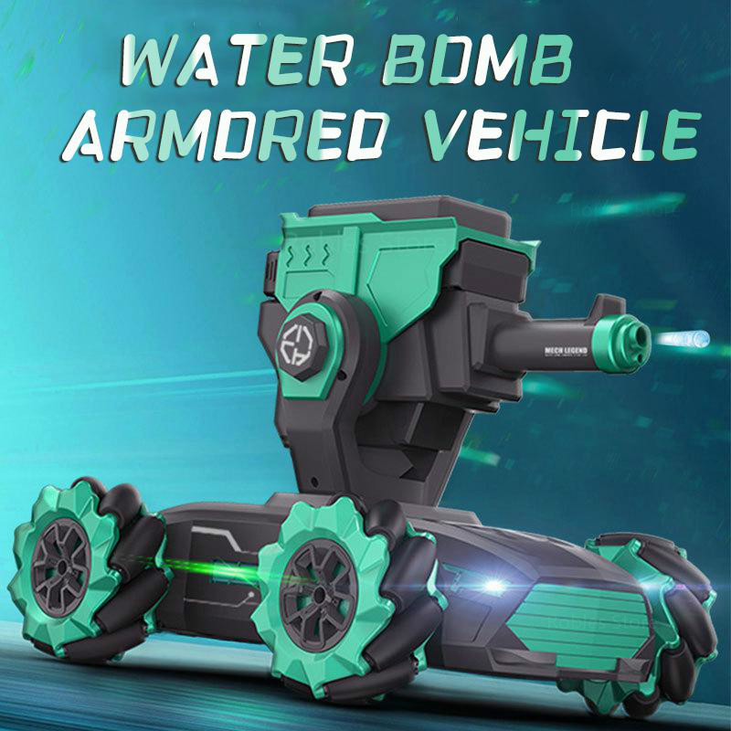 RC Tank 2.4g Infrared Multiplayer battle Can Launch Water Bomb Armored Tank Toy Car