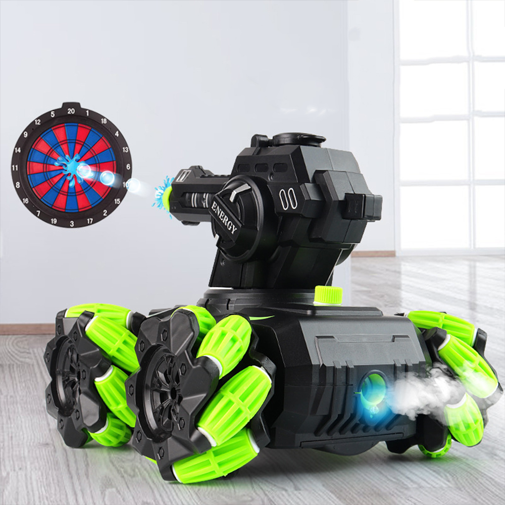 NEW Water Bomb 2.4G RC Interactive Mech Tank Sideslip Drift 360° Rotation Stunt Car Toy