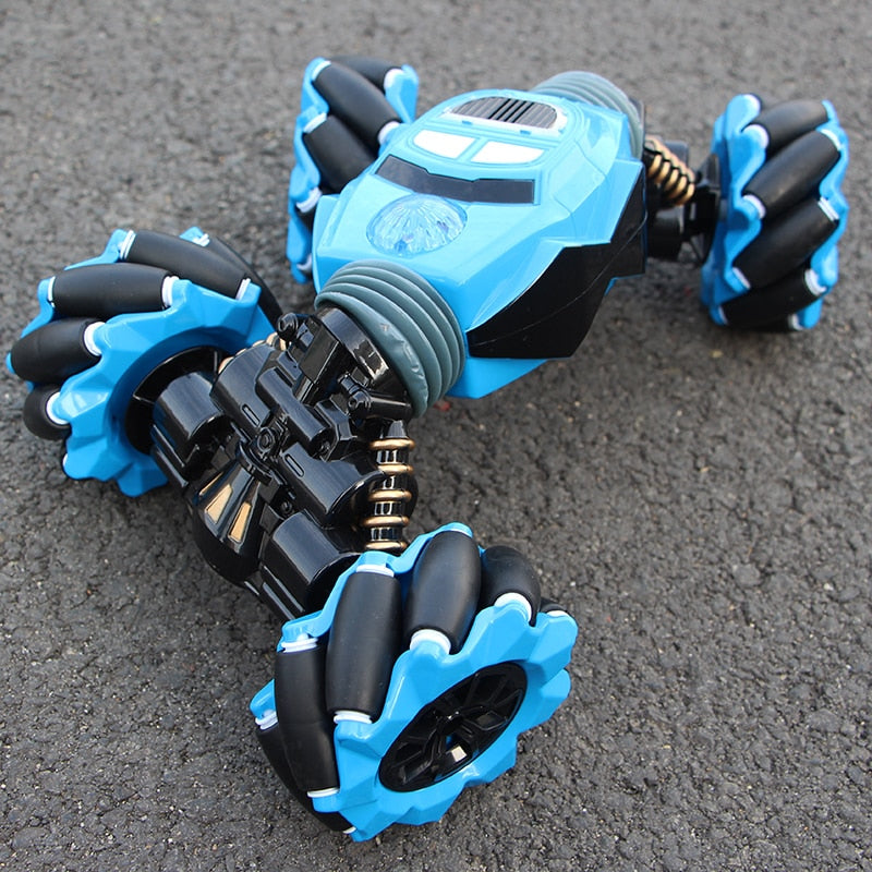RC car 4WD RC stunt car gesture induction twisting off-road vehicle light music drift high-speed climbing toy