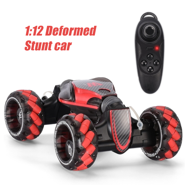 Mecanum Wheel 2.4g RC 4WD Gravity sensor Deformation Stunt Car Lighting music Rc Car