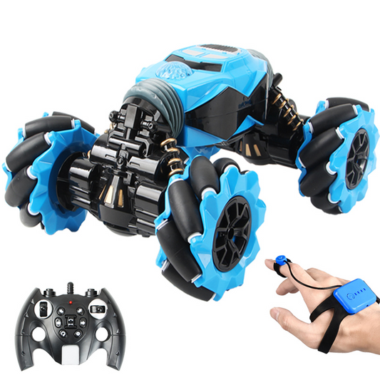 RC car 4WD RC stunt car gesture induction twisting off-road vehicle light music drift high-speed climbing toy
