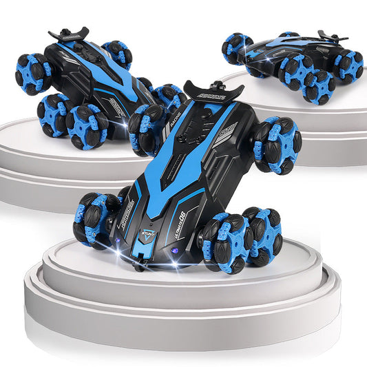 Rc Car Eight Wheel Drift Spray Stunt Car Rc Deformation Climbing Car 360° Rotating Car Toy