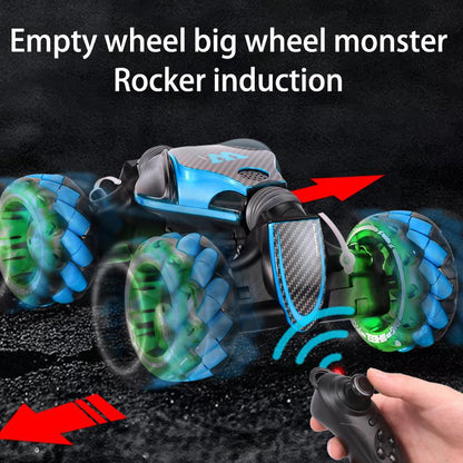 Mecanum Wheel 2.4g RC 4WD Gravity sensor Deformation Stunt Car Lighting music Rc Car