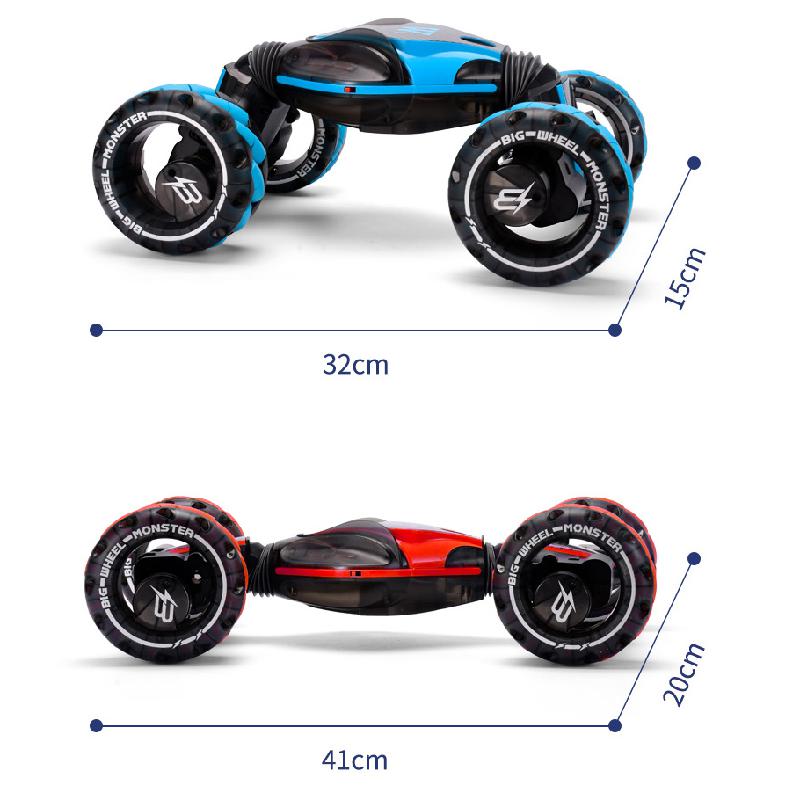 Mecanum Wheel 2.4g RC 4WD Gravity sensor Deformation Stunt Car Lighting music Rc Car